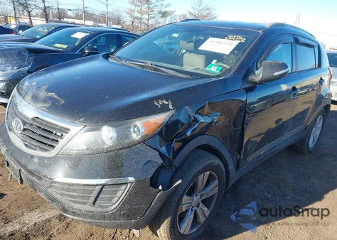 2012 Kia Sportage Lx z USA, uszkodzony, nr VIN KNDPB3A23C7269504